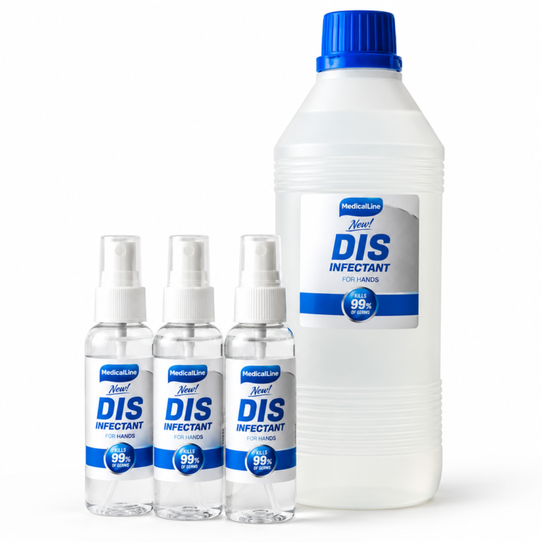 Dezinfektues , 3 x 60ml + mbushja 1L