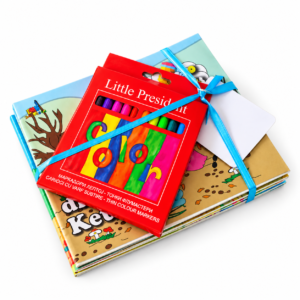 Set 5 libra Hutini për fëmijë + ngjyrat për ngjyrosje, 10015