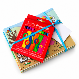 Set 3 libra për fëmijë + ngjyrat, 10014