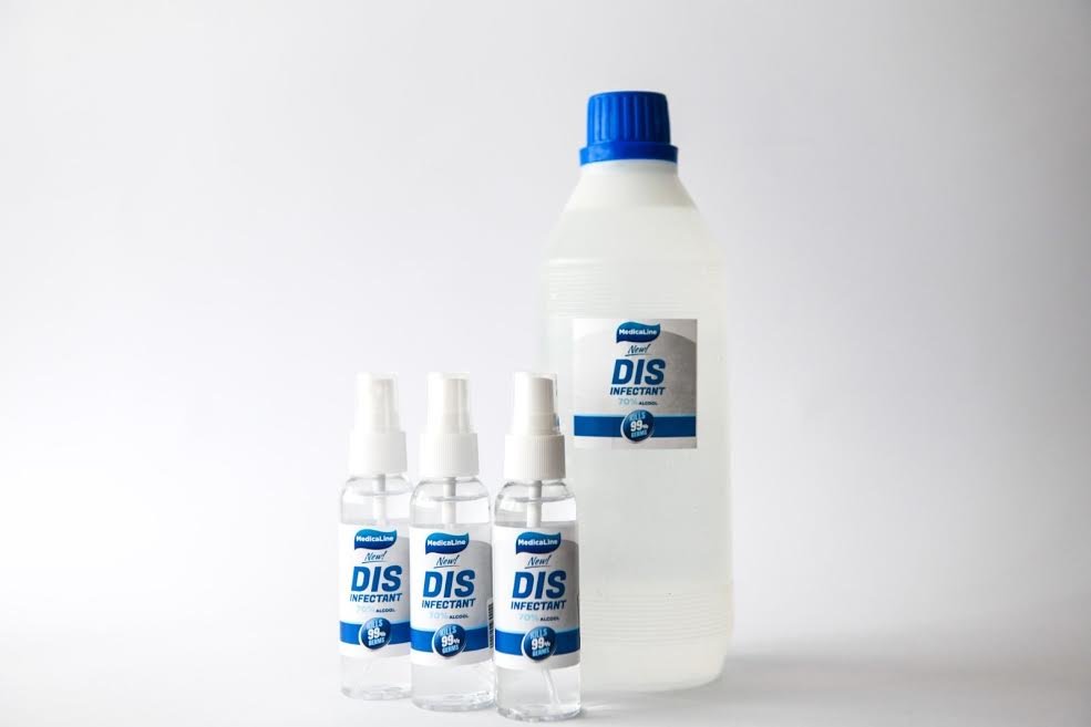 Dezinfektues D484 , 3 x 60ml + mbushja 1L