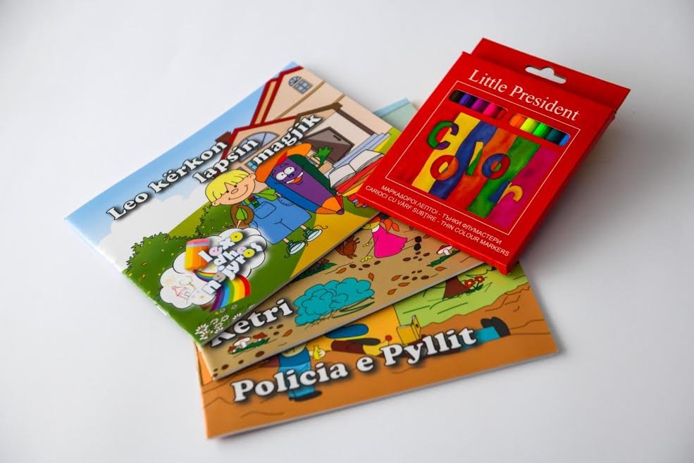 Set 3 libra LFN3 për fëmijë + ngjyrat