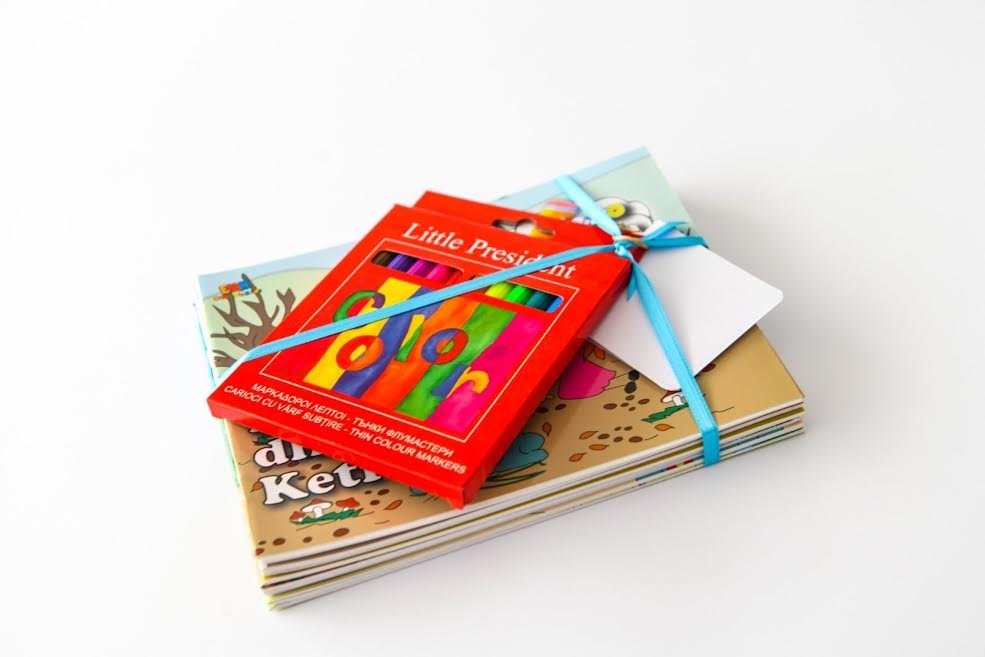 Set 8 libra LF8N për fëmijë + ngjyrat