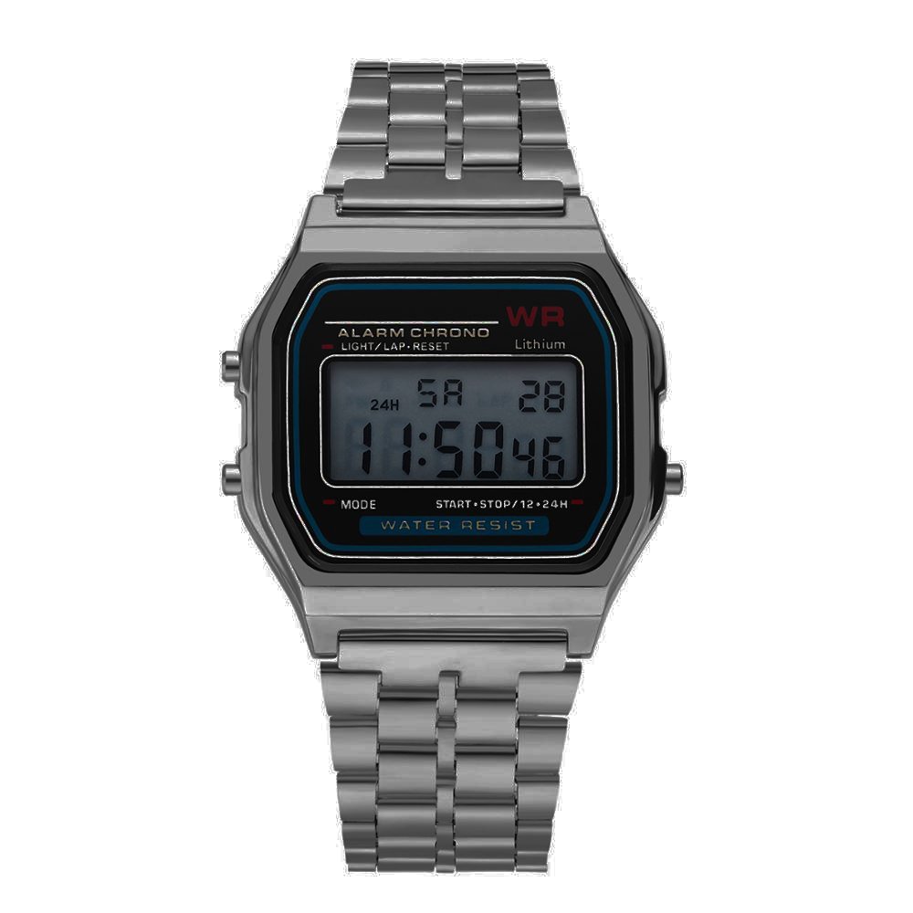 Orë dore digjitale për meshkuj dhe femra ODUHE, e hirtë e errët 10054