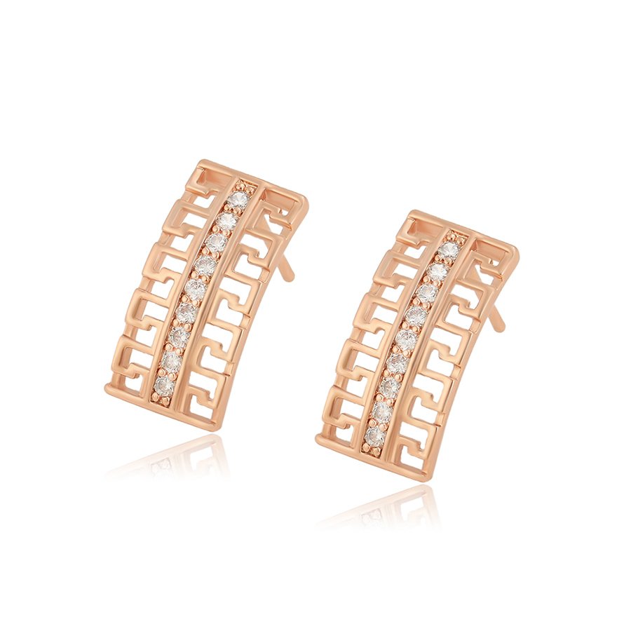 Vathë të praruar në ari 18 karatësh V18KRA, ari/rozë