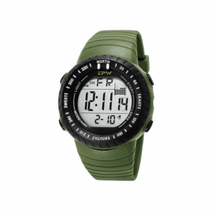 Orë digjitale sportive TPW, me rrip të gjelbër 10172