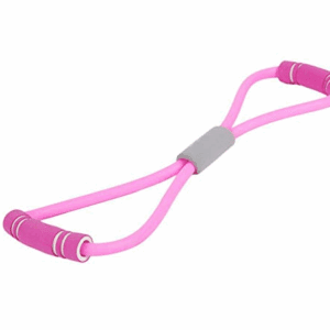 Llastik elastik për stërvitje të krahëve dhe shpinës, rozë