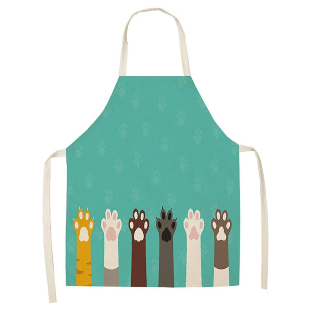 Përparëse gatimi, me putra të maceve