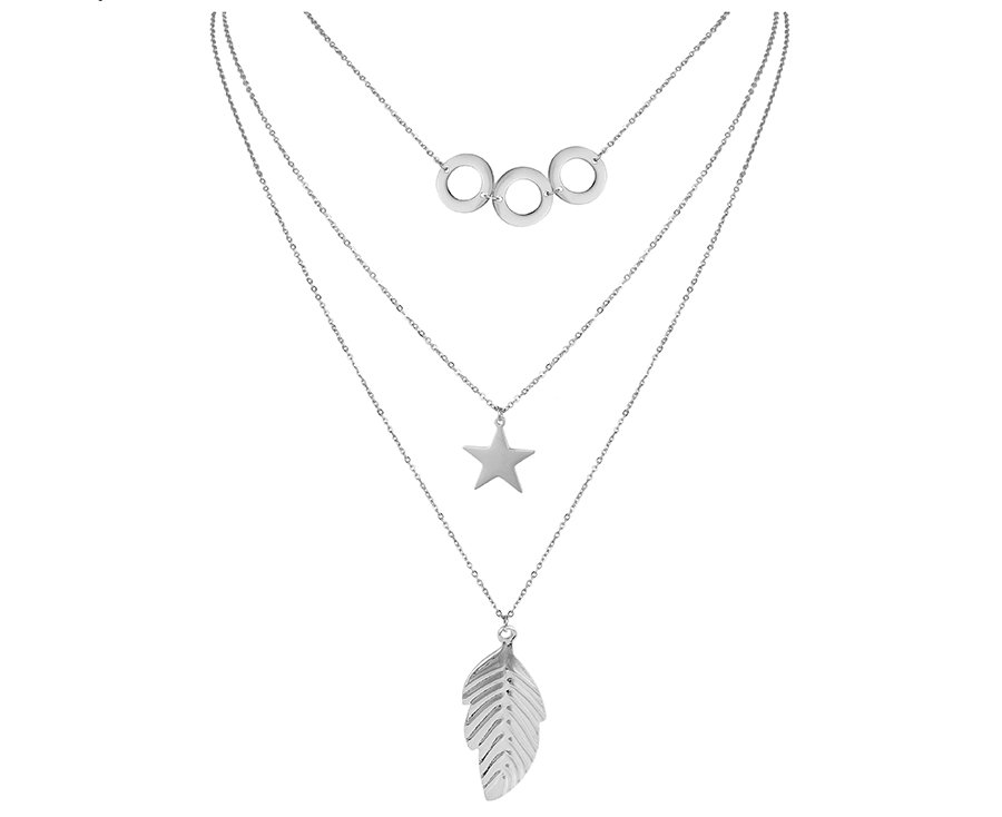 Qafore elegante 3 pjesë me varse,