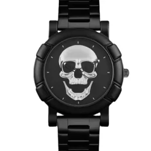 Orë dore e zezë e argjendë me simbolin e kafkës, 10138