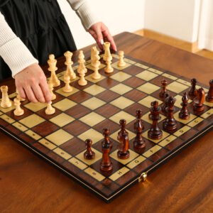 Set Lojërash 3-në-1: Tavëll, Shah dhe Damë