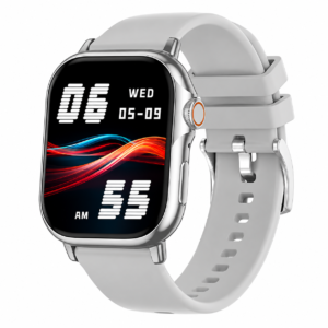 Orë Inteligjente DF01 Pro AMOLED 2.1", AI Voice Assistant Gray