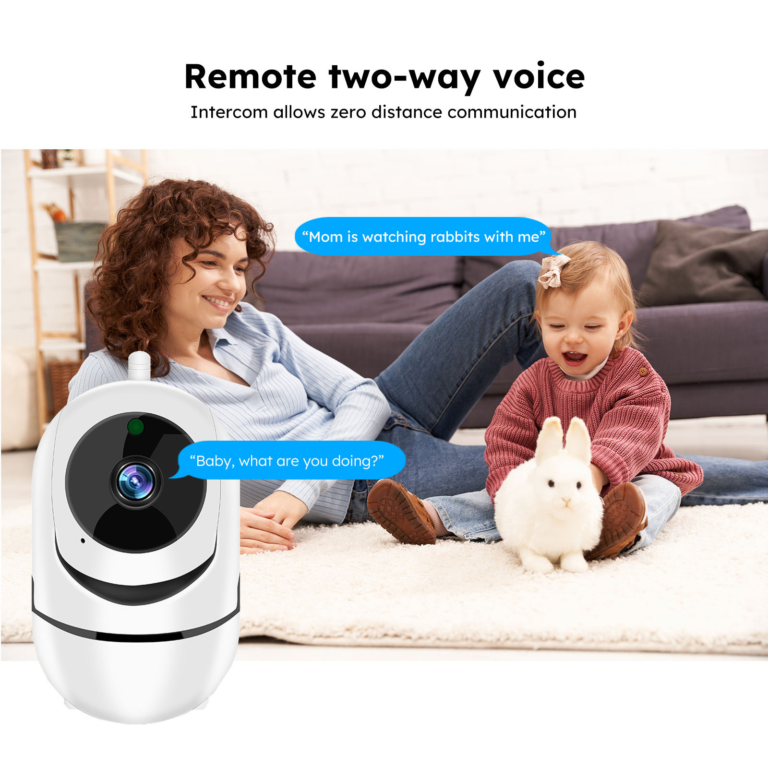 Kamerë WiFi 360° për Shtëpi dhe Bebe, Hutini 912453 thumbnail 2