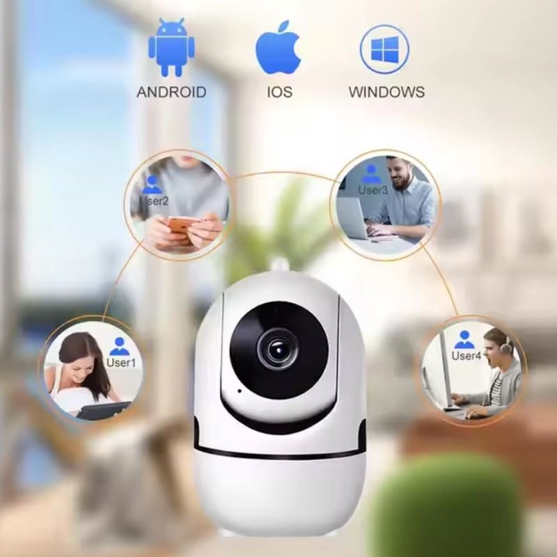 Kamerë WiFi 360° për Shtëpi dhe Bebe, Hutini 912453 thumbnail 3