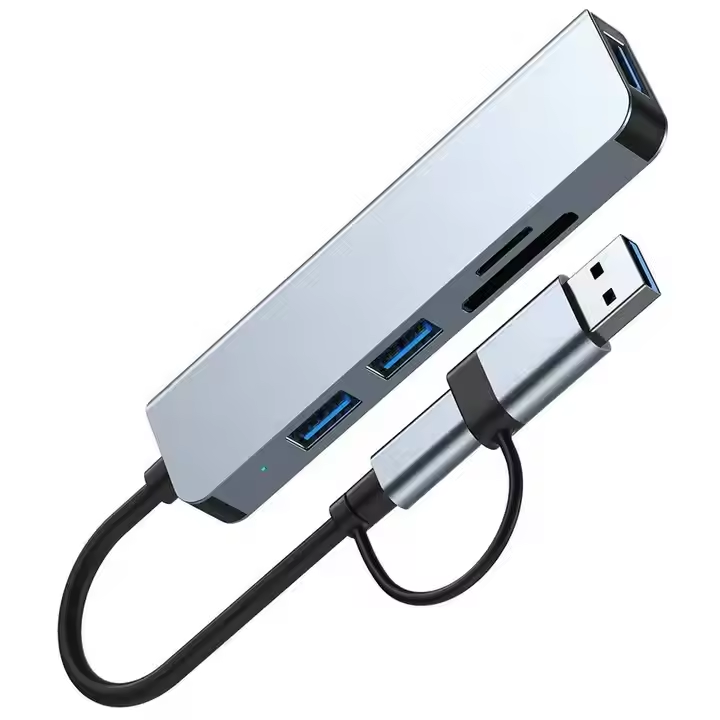 Hub USB 5 në 1 – Alumini 323478 thumbnail 2