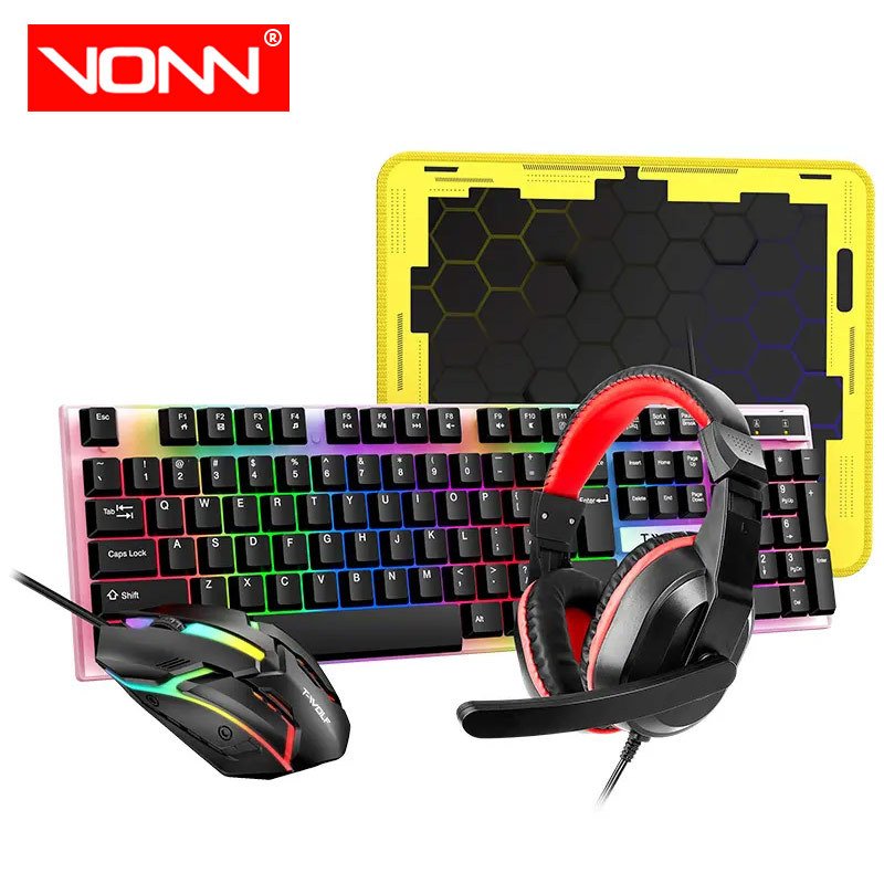 Set Gaming 4 në 1 T-WOLF TF240